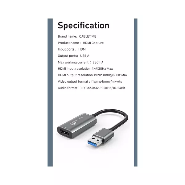 Video Capturadora Usb 3.0 Hd