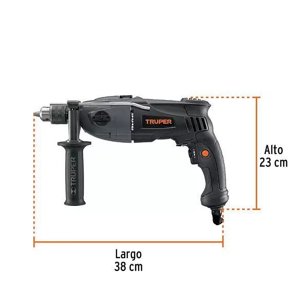 Rotomartillo 1/2", 1200w, Truper Industrial