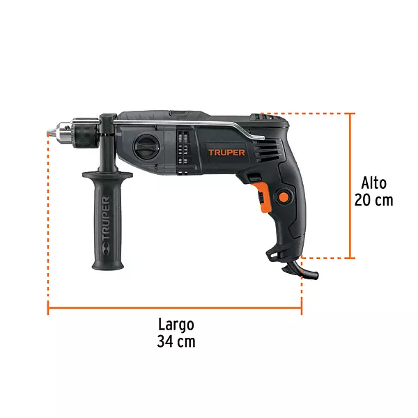 Rotomartillo 1/2", 900w, Truper Industrial