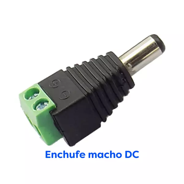 Conector De Corriente Dc Macho/Hembra Plug Cctv Paquete De 25 Unidades El Par