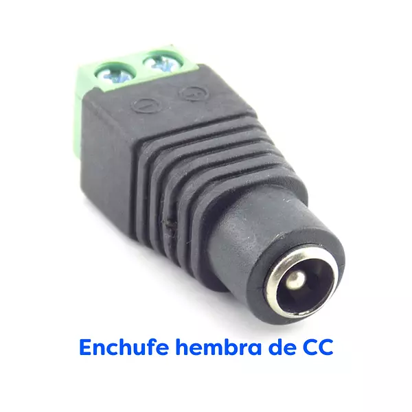 Conector De Corriente Dc Macho/Hembra Plug Cctv Paquete De 25 Unidades El Par