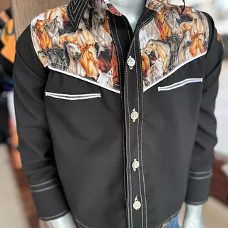 Camisa Vaquera Kids Niño 4