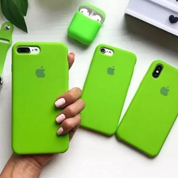 Silicon Case Verde Iphone 16