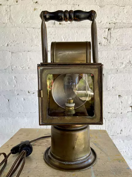 Lámpara De Carburo - Belgica 1920