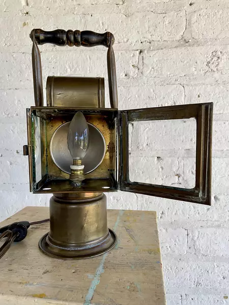 Lámpara De Carburo - Belgica 1920