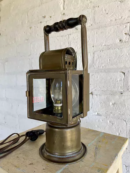 Lámpara De Carburo - Belgica 1920