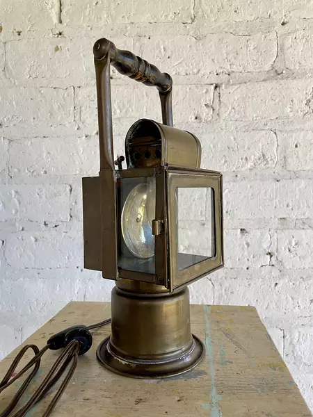 Lámpara De Carburo - Belgica 1920