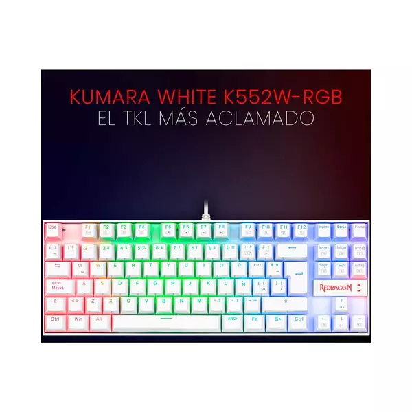 Teclado Gamer Redragon Kumara K552 Con Luces Rgb