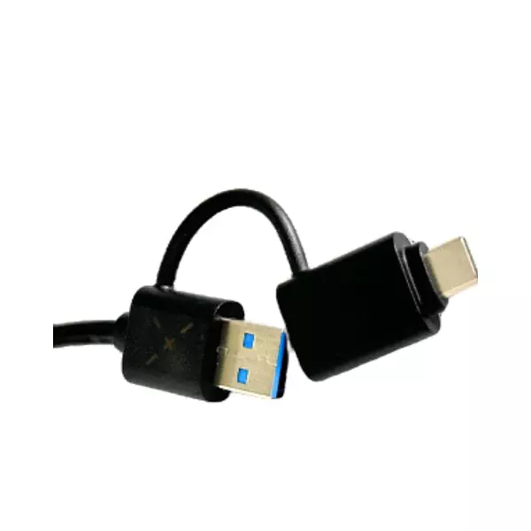 Cable Dual Tipo C A Usb 3.0 A Y Tipo C 30 Cm