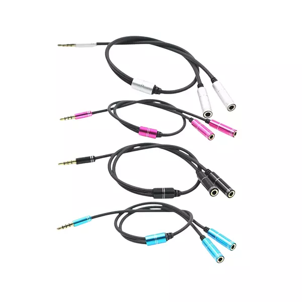 Cable Audio 2 Plug 3,5 Hembra A 3,5 Hembra