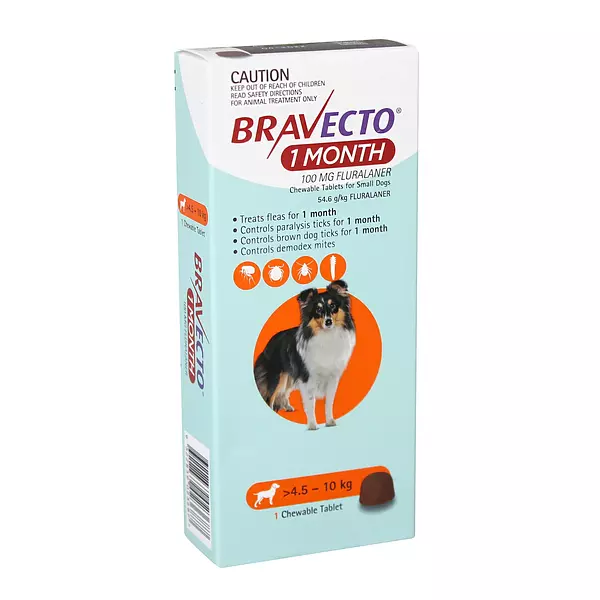 Bravecto 37 Dias 4.5-10kg