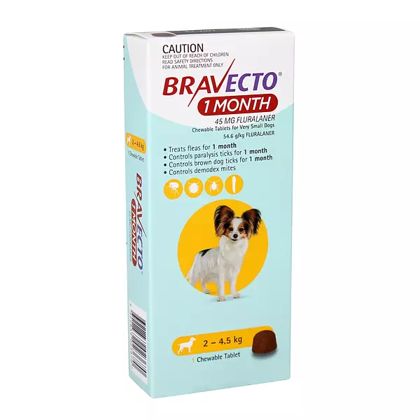 Bravecto 37 Dias 2-4.5kg