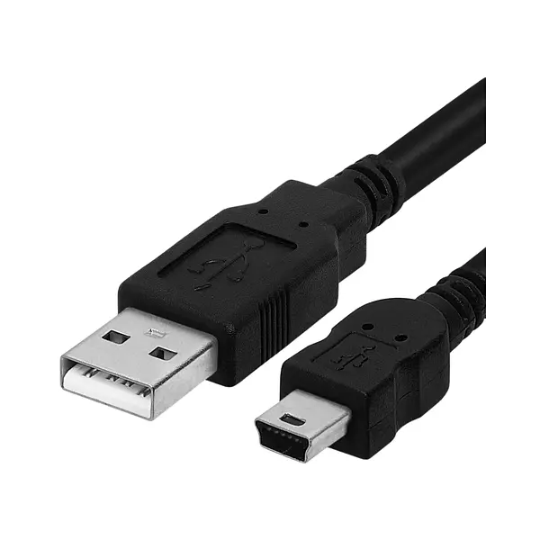 Cable Usb 2.0 A Mini 5 Pin 30 Cm Bk