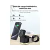 Cargador Inalámbrico Magnetico De Celular Con Lampara 3 En 1