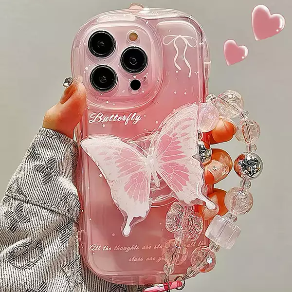 Case Diseño Mariposa Popsocket Iphone 11