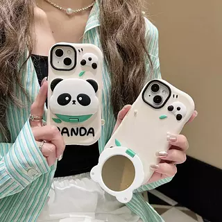 Case Diseño Animado Panda Iphone 15
