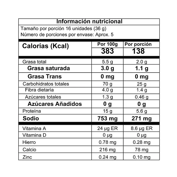 Rosquillas Integrales Arroz Paquetón Edición Navidad