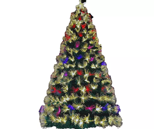 Árbol Fibra Optica Multicolor