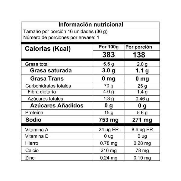 Rosquillas Integrales Arroz Semillas Chía Linaza