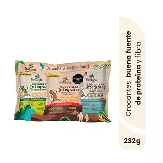 Rosquillas Integrales Arroz Surtidas 3 Sabores