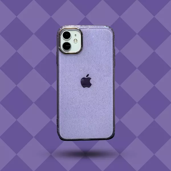 Case Gliter Purpura Iphone 11