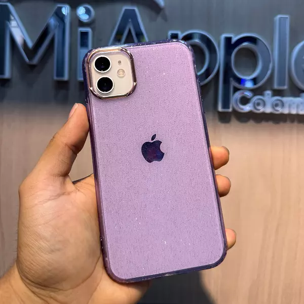 Case Gliter Purpura Iphone 11