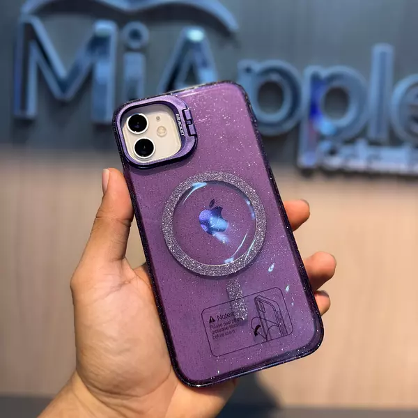 Case Magsafe Gliter Purpura Iphone 11