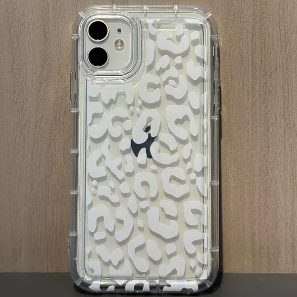 Case Diseño Transparente Leopardo Iphone 11