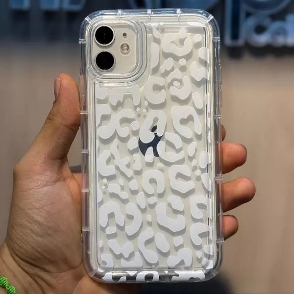 Case Diseño Transparente Leopardo Iphone 11