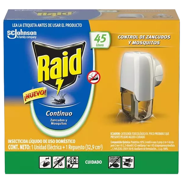 Raid 45 Noches Unidad Electrica Naranja 33ml