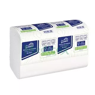 Toalla Familia En Z 200246 Blanca Doble Hoja