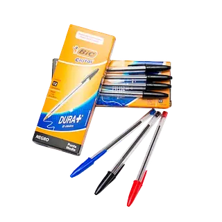 Bolígrafo Bic Clásico Dura Más Caja X 12