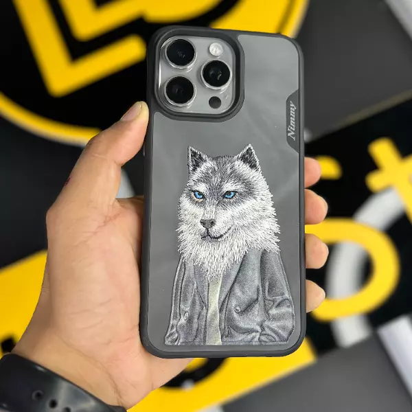 Case Nimmy Original Diseño Lobo Iphone 15 Pro+