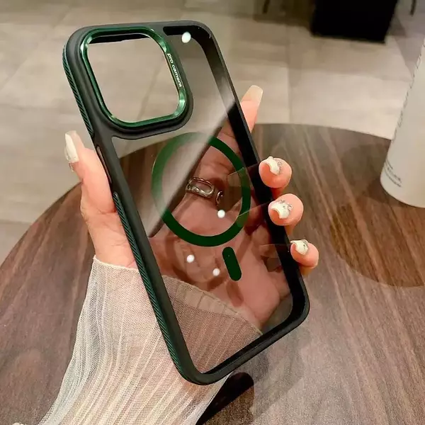 Case Magsafe Borde Verde Iphone 11