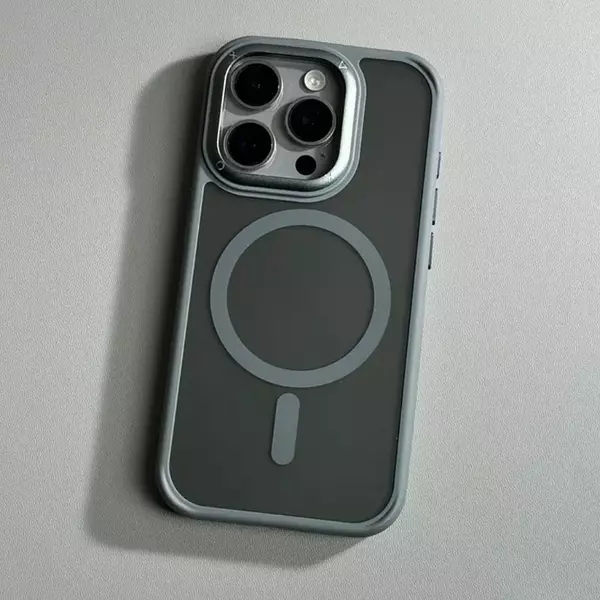 Case Magsafe Mate Borde Gris Iphone 11