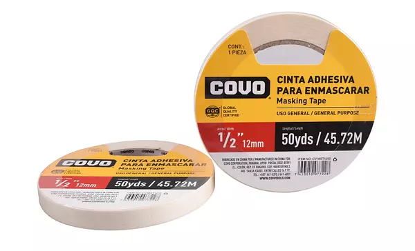 Cinta Adhesiva Para Enmascarar 1/2" - 50yds