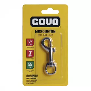 Mosqueton Llavero 1/2" Blister Pza