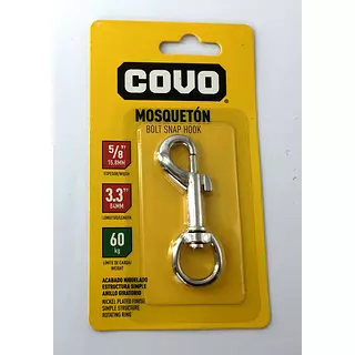 Mosqueton Llaver 5/8" Blister Pza