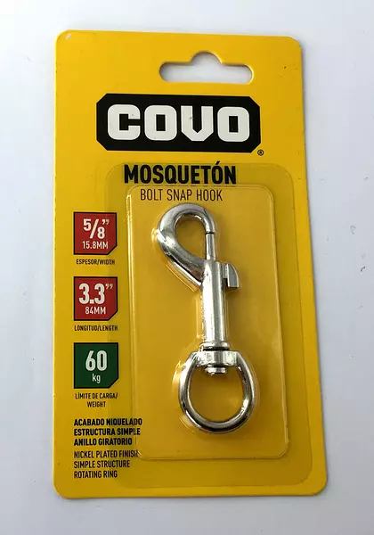 Mosqueton Llaver 5/8" Blister Pza