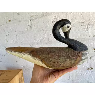 Cisne Negro De Resina - Diseñado En U.S.A. 1990