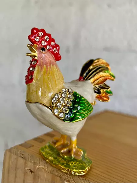 Joyero En Forma De Gallo