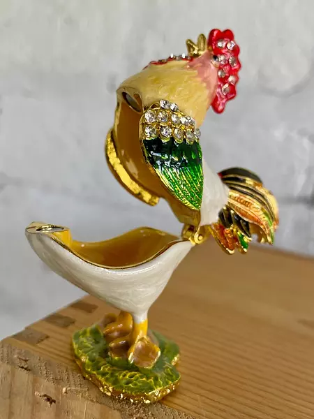 Joyero En Forma De Gallo