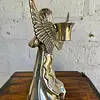 Candelabro De Ángel Plateado - U.S.A.1960