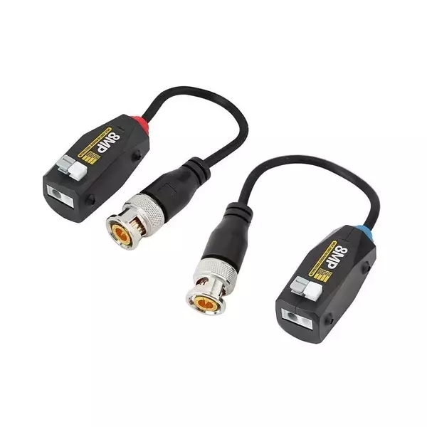 Video Balun Hd A Presión 8mp 2kv Hd 4k