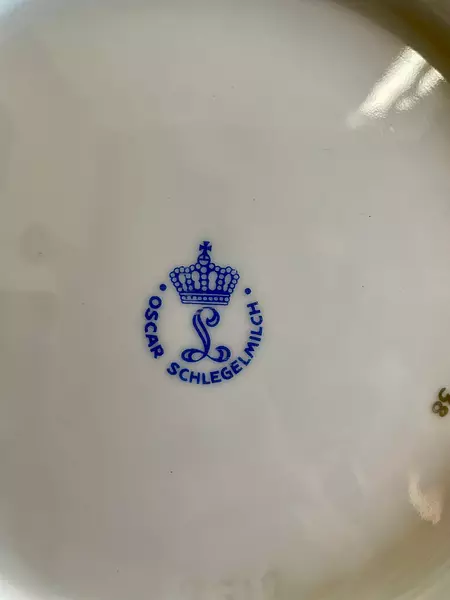 Plato Porcelana Oscar Schlegelmilch - Alemania 1970