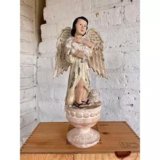 Figura De Ángel Pastor De Ovejas