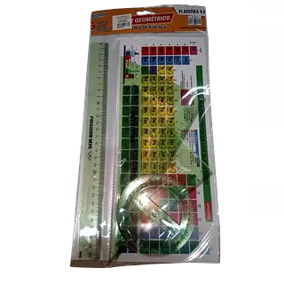 Juego Geometrico+Tabla Periodica Plasstika