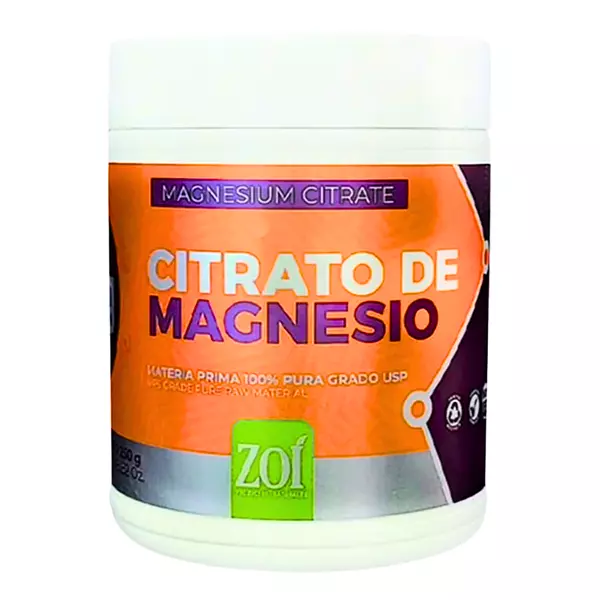 Citrato De Magnesio 250 Gr Zoi