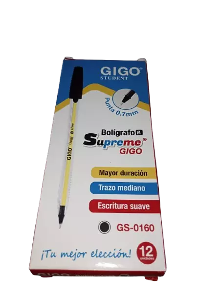 Bolígrafo Tapa 0.7 Gigo Student