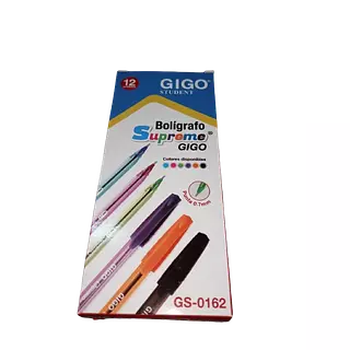 Boligrafo Colores Tapa Gigo Student